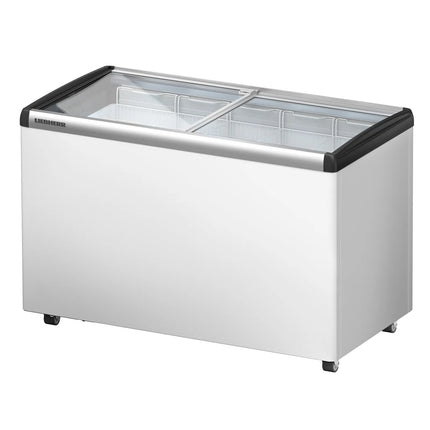LIEBHERR commercial chest freezer - 280 litres - with sliding glass lid - white