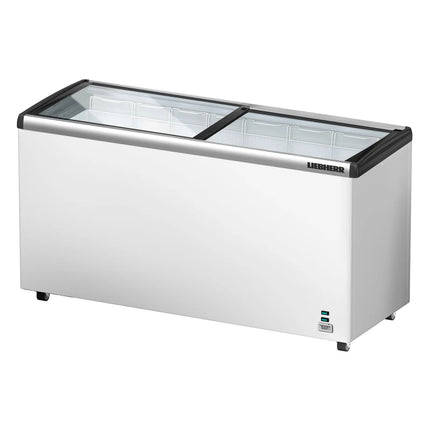 LIEBHERR commercial chest freezer - 355 litres - with sliding glass lid - white