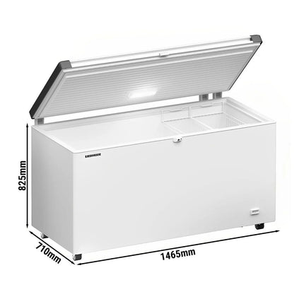 LIEBHERR commercial chest freezer - 404 litres - plastic lid