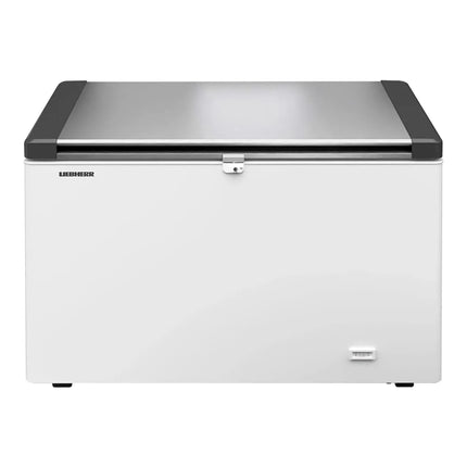 LIEBHERR commercial chest freezer - 404 litres - stainless steel lid