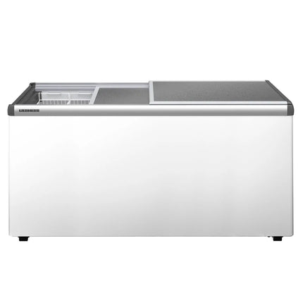 LIEBHERR commercial chest freezer - 449 litres - with aluminium lid - white