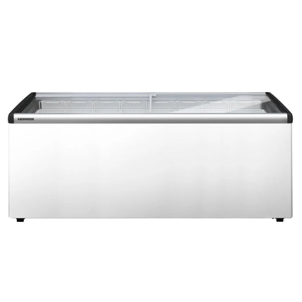 LIEBHERR commercial chest freezer - 457 litres - with sliding glass lid - white