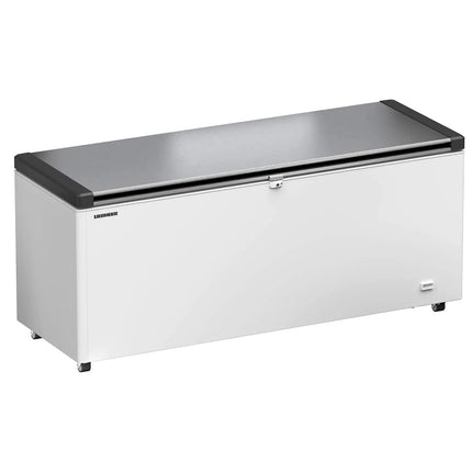 LIEBHERR commercial chest freezer - 542 litres - stainless steel lid