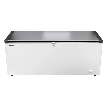 LIEBHERR commercial chest freezer - 542 litres - stainless steel lid