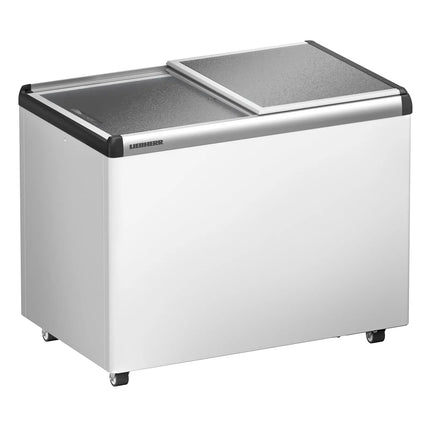 LIEBHERR commercial chilled storage chest - 252 litres - with aluminium lid - white