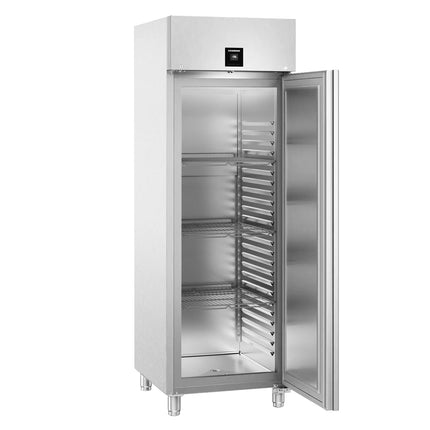 LIEBHERR | Commercial Freezer Stainless Steel - 597L Lockable 1-Door GN 2/1 - -26 to -9 °C - NoFrost