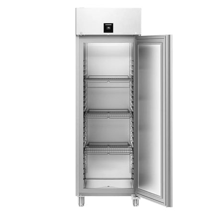 LIEBHERR | Commercial Freezer Stainless Steel - 597L Lockable 1-Door GN 2/1 - -26 to -9 °C - NoFrost