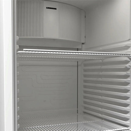 LIEBHERR | Commercial Refrigerator – 347 L - Single Glass Door - Black - -2 to +15 °C