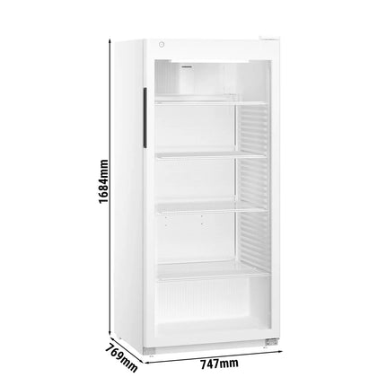 LIEBHERR | Commercial Refrigerator 569 Litres – Glass Door - White - +2 to +9 °C