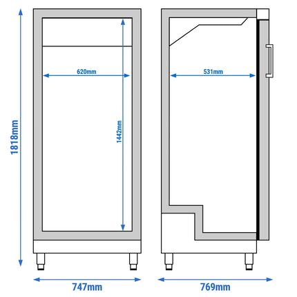LIEBHERR | Commercial Refrigerator – 600 L - GN 2/1 - WiFi