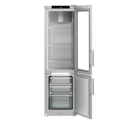 LIEBHERR | Commercial Refrigerator Freezer Stainless steel - 1 glass + 1 solid door - −26-+15 °C