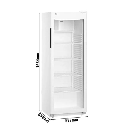 LIEBHERR | Commercial Refrigerator – Glass Door - White - +2 to +9 °C
