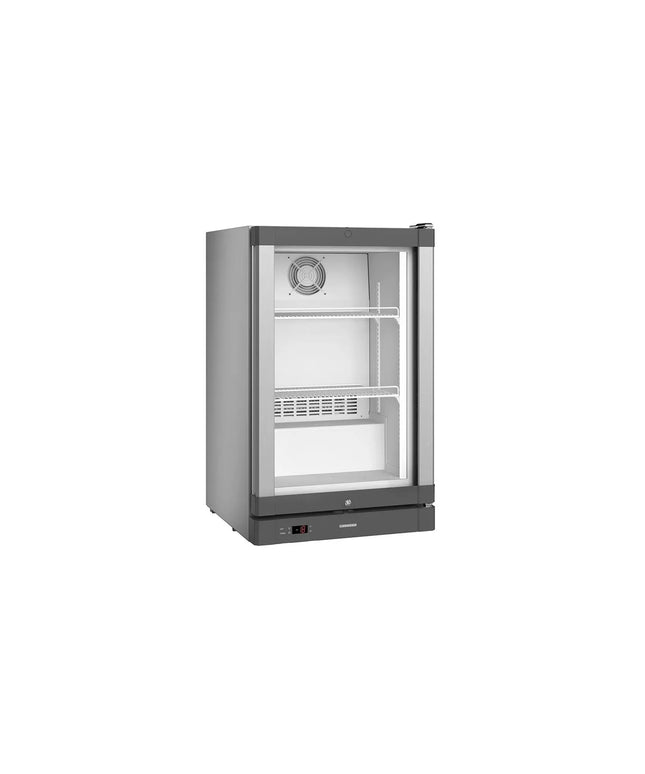 LIEBHERR | Commercial Undercounter Glass Door Freezer 93 L – Silver - -25 to -10 °C