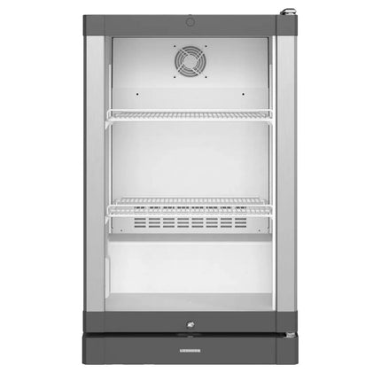 LIEBHERR | Commercial Undercounter Refrigerator 106 L 1 Glass Door PREMIUM – Stainless Steel Silver - 2–12 °C