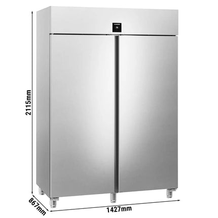 LIEBHERR | Commercial Upright Freezer – Stainless Steel – 1096 L – GN 2/1 – double door – 6 Racks
