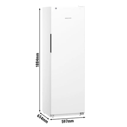 LIEBHERR | Commercial Upright Fridge – Performance – 377 L – Plastic Interior – Single Door – White