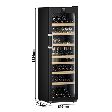 LIEBHERR | Commercial Wine Fridge PERFECTION - Single-Zone – 459 L – 182 Bottles – 2 Glass Doors