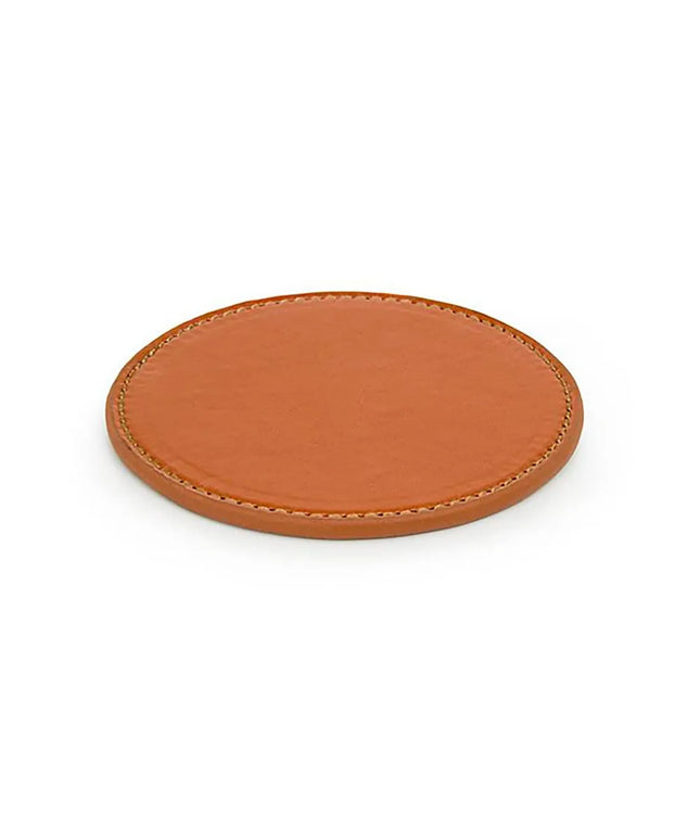Lót Ly Đồ Uống London Front of the House 10.2 cm - Da Giả, Màu Yên Ngựa XCO006TAL26