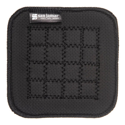 Lót Nồi Neoprene Đen San Jamar UHP55BK Ultigrips® Chống Cháy 14 x 14 cm
