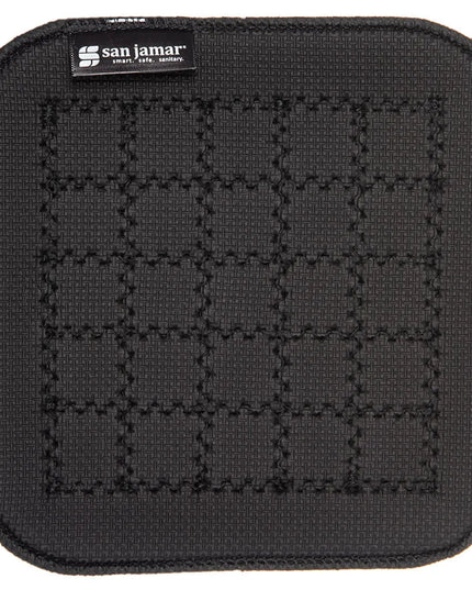 Lót Nồi Neoprene Đen San Jamar UHP77BK Ultigrips® Chống Cháy 17.8 x 17.8 cm