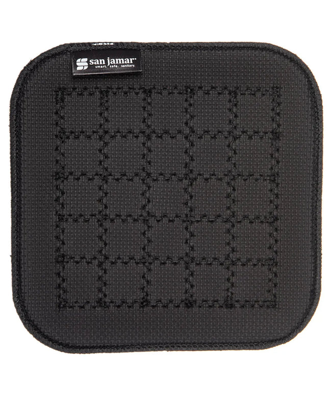 Lót Nồi Neoprene Đen San Jamar UHP77BK Ultigrips® Chống Cháy 17.8 x 17.8 cm