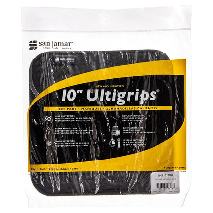 Lót Nồi Neoprene San Jamar UHP1010BK Ultigrips® Màu Đen 25 x 25 cm Chống Cháy