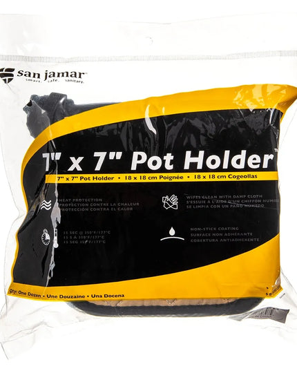 Lót Nồi Poly-Cotton Be San Jamar 812TPH Bestan® Có Vòng Móc 17.8 x 17.8 cm