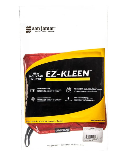 Lót Nồi Poly-Cotton San Jamar EZKHP88 EZ-Kleen™ Màu Đỏ 20 x 20 cm Dây Đeo Cổ Tay