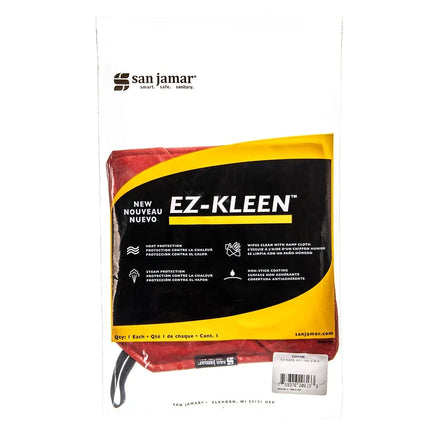 Lót Nồi Poly-Cotton San Jamar EZKHP88 EZ-Kleen™ Màu Đỏ 20 x 20 cm Dây Đeo Cổ Tay