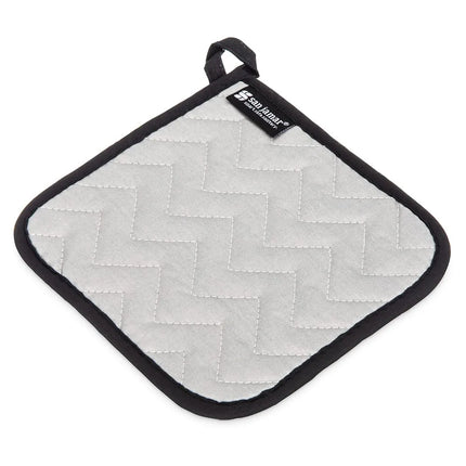 Lót Nồi Silicone San Jamar 802SPH Màu Bạc 17.8 x 17.8 cm Vòng Treo