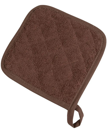 Lót Nồi Terry Nâu San Jamar 802TPH Có Vòng Móc 20.3 x 20.3 cm