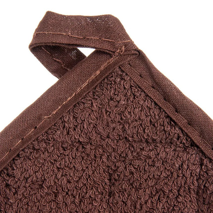 Lót Nồi Terry Nâu San Jamar 802TPH Có Vòng Móc 20.3 x 20.3 cm