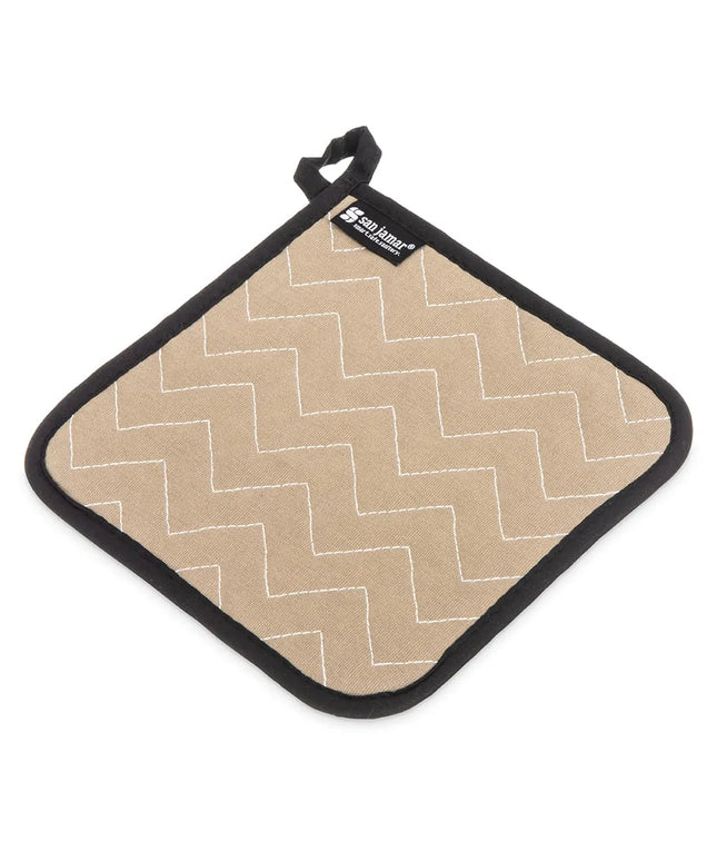 Lót Nồi Terry San Jamar 802TF BestGuard™ Màu Be 20 x 20 cm Vòng Treo Chống Cháy