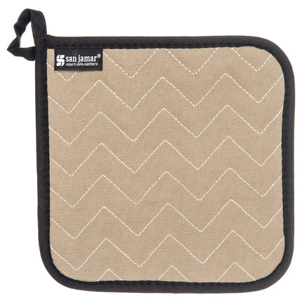 Lót Nồi Terry San Jamar 802TF BestGuard™ Màu Be 20 x 20 cm Vòng Treo Chống Cháy