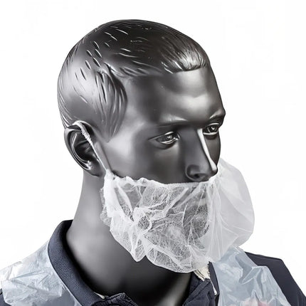 Lưới Che Râu AmerCareRoyal RBP1M Polypropylene Màu Trắng