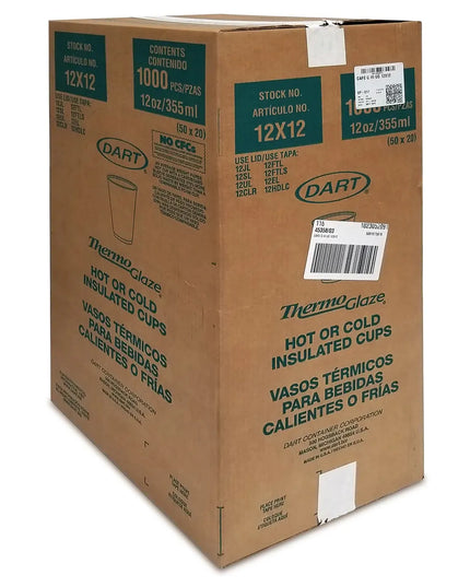 Ly Cà Phê Cách Nhiệt Dùng Một Lần Gold Medal 7038 355 ml, 1.000 Cái/Thùng