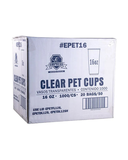 Ly Dùng Một Lần Empress 473 ml - PET, Trong Suốt (EPET16 (48622))
