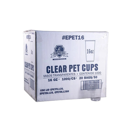 Ly Dùng Một Lần Empress 473 ml - PET, Trong Suốt (EPET16 (48622))