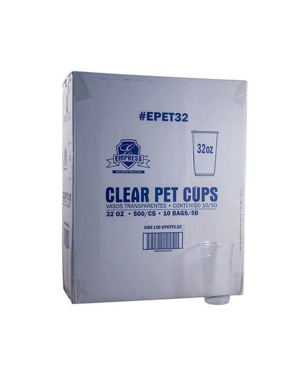 Ly Dùng Một Lần Empress EPET32 946 ml - PET, Trong Suốt