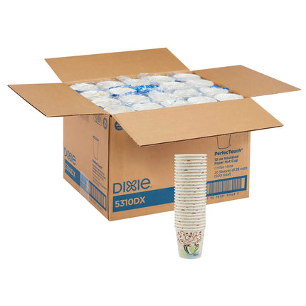Ly Giấy Dùng Một Lần Đựng Nước Nóng Dixie 5310DX PerfecTouch® 296 ml - Giấy, In Họa Tiết