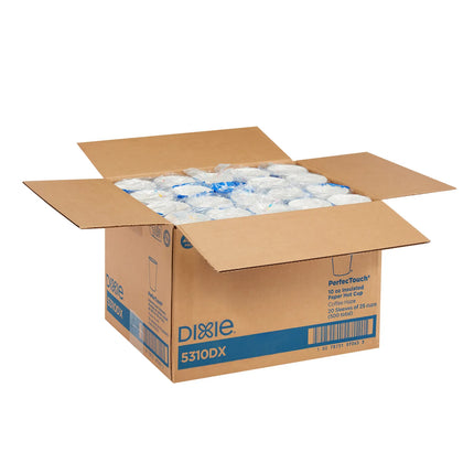 Ly Giấy Dùng Một Lần Đựng Nước Nóng Dixie 5310DX PerfecTouch® 296 ml - Giấy, In Họa Tiết