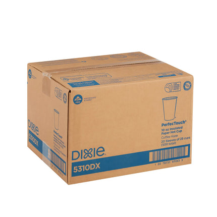 Ly Giấy Dùng Một Lần Đựng Nước Nóng Dixie 5310DX PerfecTouch® 296 ml - Giấy, In Họa Tiết