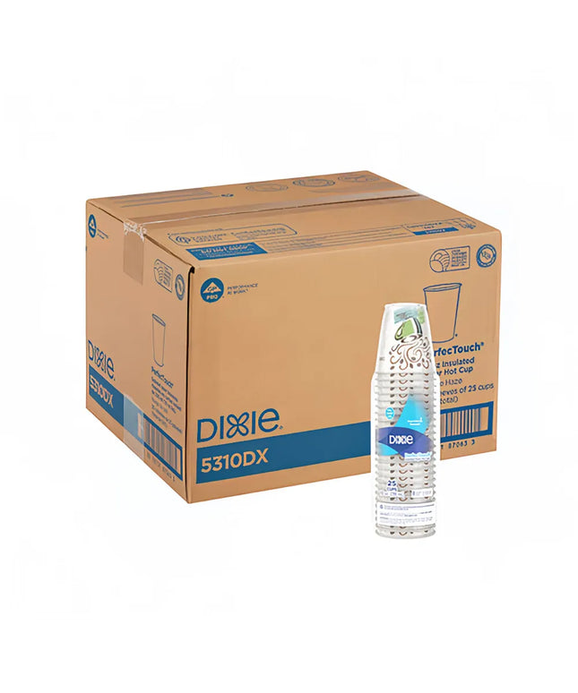 Ly Giấy Dùng Một Lần Đựng Nước Nóng Dixie 5310DX PerfecTouch® 296 ml - Giấy, In Họa Tiết