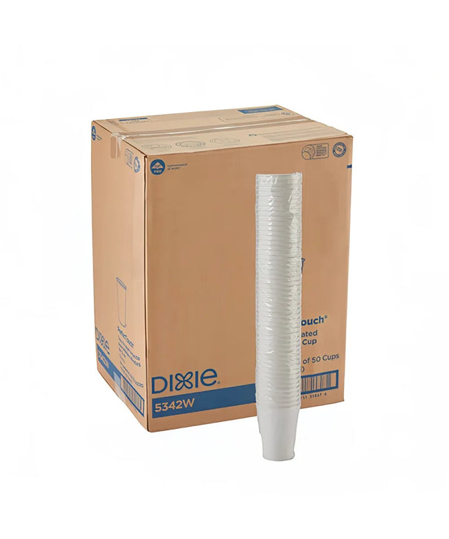 Ly Giấy Nóng Dùng Một Lần Dixie 5342W PerfecTouch® 355 ml - Giấy, Màu Trắng