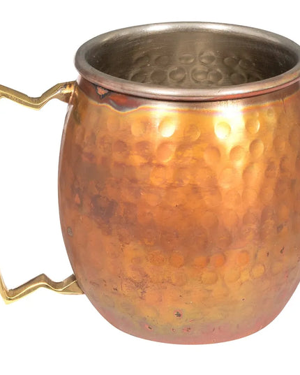 Ly Moscow Mule American Metalcraft ACMH 414 ml Vân Gò, Đồng