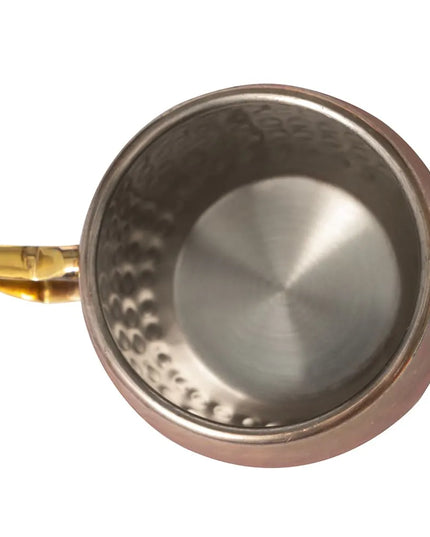 Ly Moscow Mule American Metalcraft ACMH 414 ml Vân Gò, Đồng