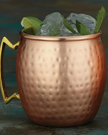 Ly Moscow Mule American Metalcraft CM16H 473 ml Vân Gò, Đồng