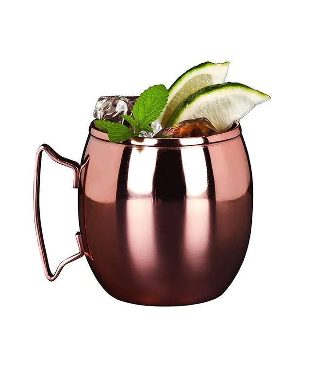 Ly Moscow Mule Libbey CMM-100 414 ml Thấp, Bề Mặt Trơn, Đồng