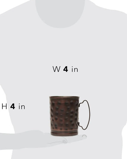 Ly Moscow Mule Libbey MM-200 414 ml Cao, Vân Gò, Đồng