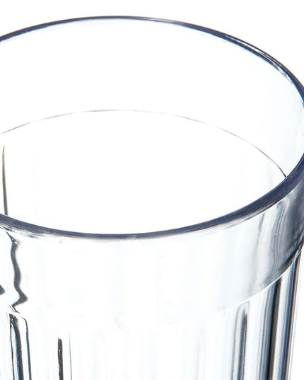 Ly Nhựa Carlisle 111207 Vân Sọc Trong Suốt 355 ml